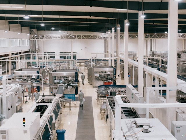 Nowoczesna linia produkcyjna clean room